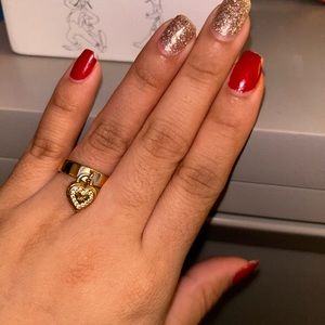 Mk gold heart ring